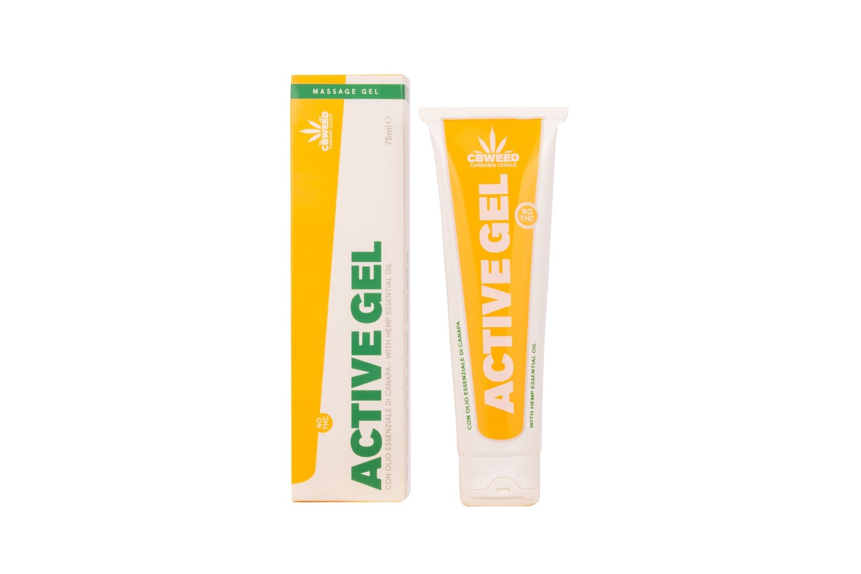 Activecann Gel 75ml | Emolliente con Olio di Canapa e Argento Colloidale per Massaggi nelle Zone dei Muscoli, Articolazioni e Tendini - Bongae
