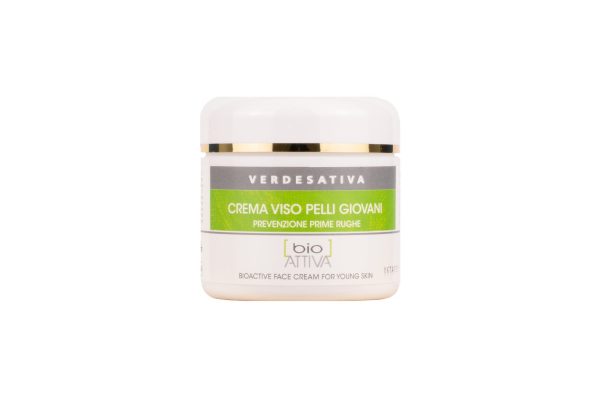 Crema viso Pelli giovani - Bio Attiva 100% naturale - Bongae