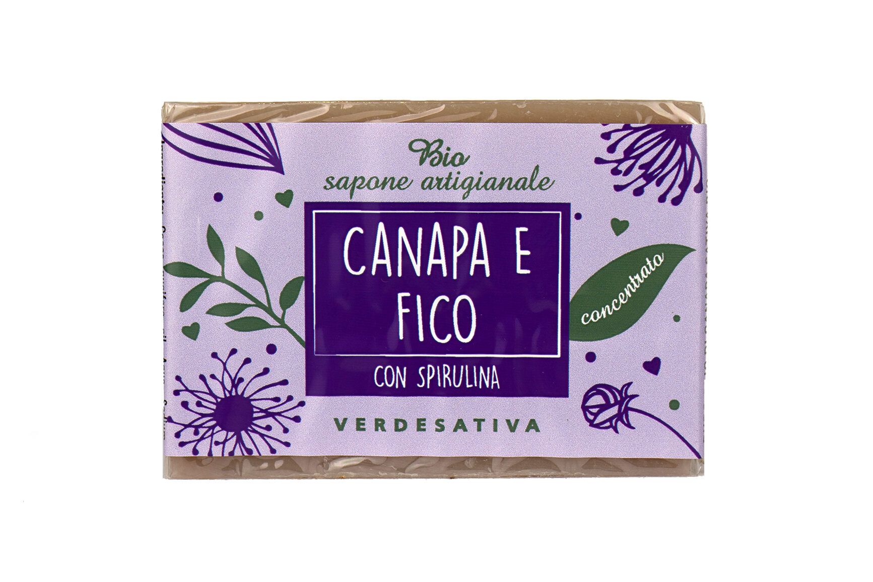 Sapone solido bio canapa e fico