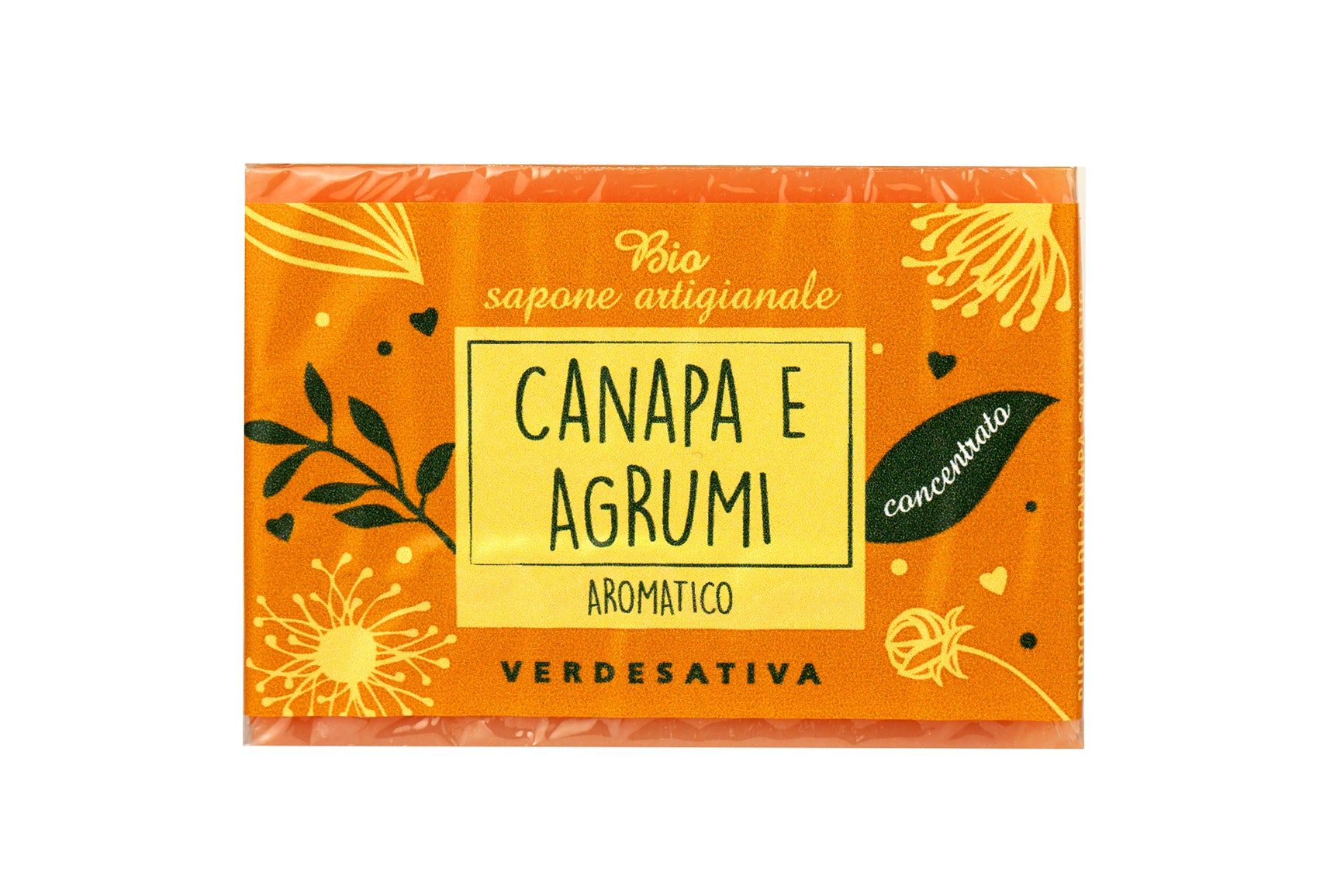 Sapone Canapa e Agrumi - 100% Ecosostenibile - Bongae