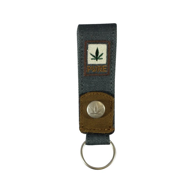 Portachiavi in tessuto di canapa - 100% ecostenibile - Bongae