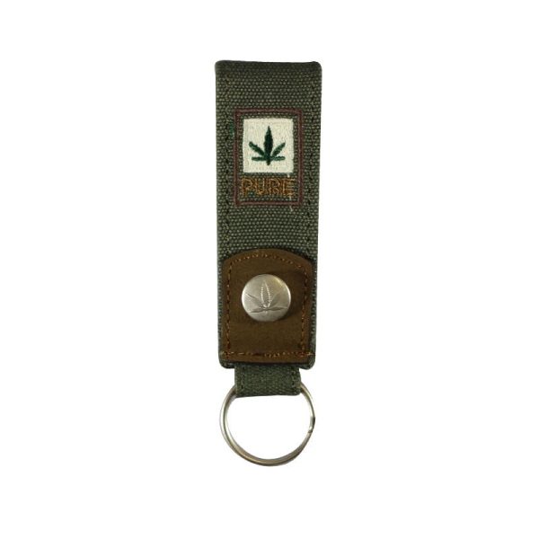 Portachiavi in tessuto di canapa - 100% ecostenibile - Bongae