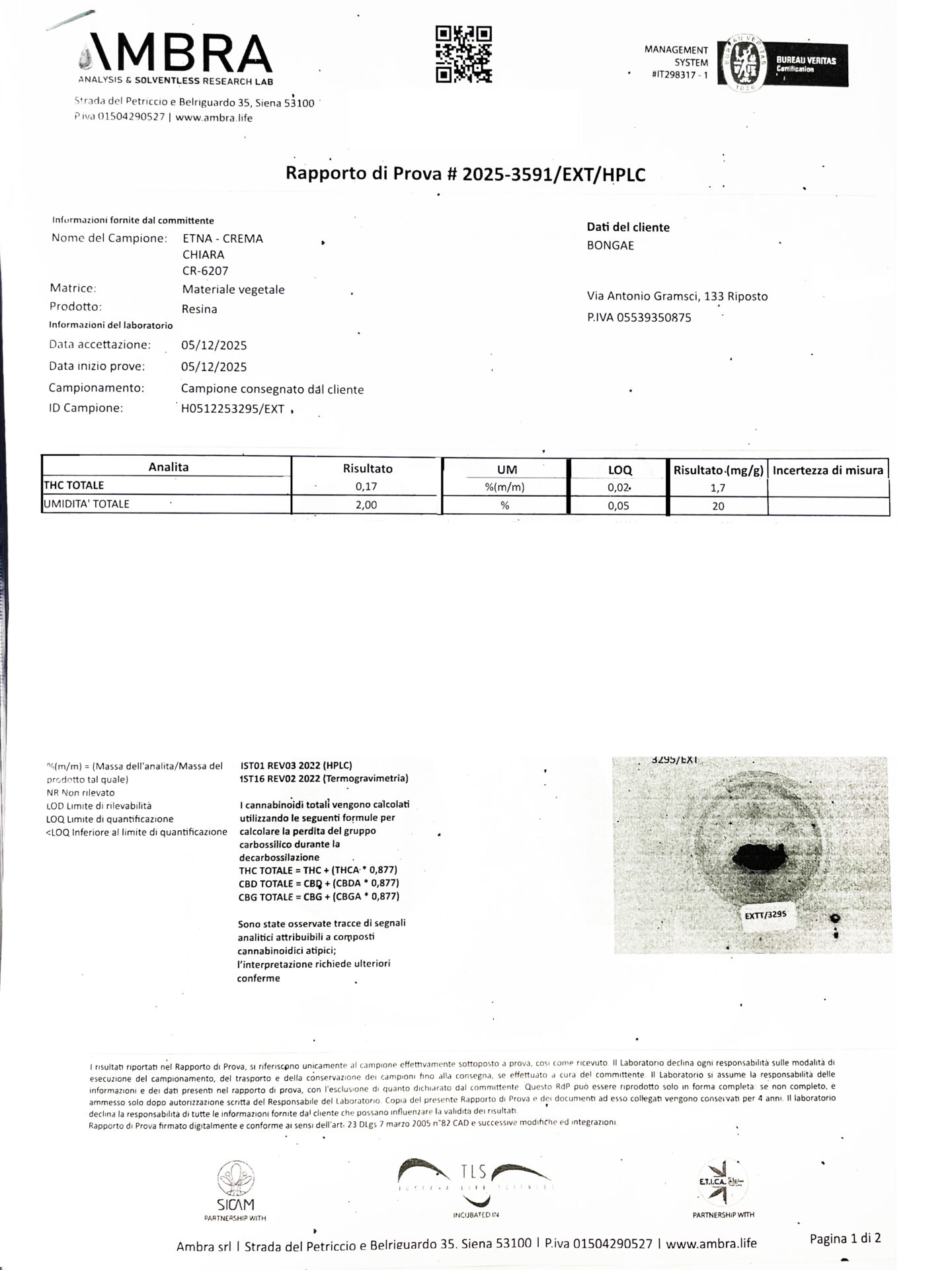 Etna 00 ~ CBD 18% | Resina di Cannabis Light - immagine 5